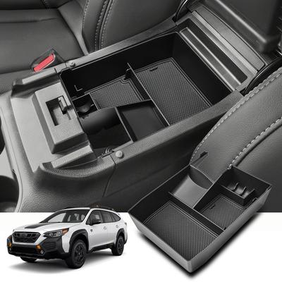 Pro 2025 2024- Subaru Outback & Legacy Organizér na středovou konzoli Zásobník Úložný box pod loketní opěrkou Sekundární doplňky interiéru vozu