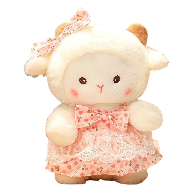 Niedliches Neues Ins Schaf Plüschtier für Mädchen Weiche und Kuschelige Tier Stoffpuppe