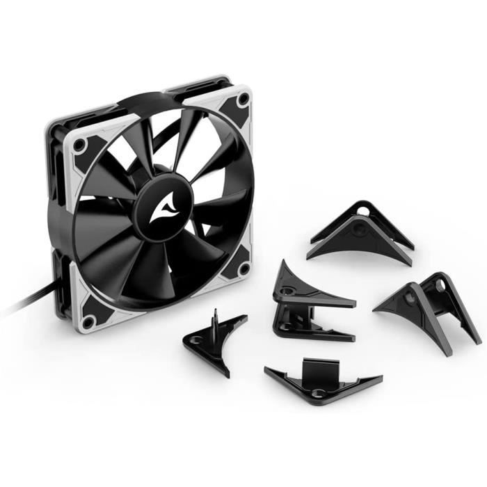 Ventilateur - SHARKOON - SilentStorm BW120 - 120mm - 1400 tr/min - 28 dB(A)