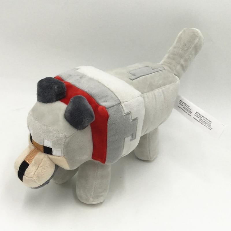 Minecraft Dog Plush Toy 35x22cm Multicolor Soft Cuddly Official Licensed Kids Companion