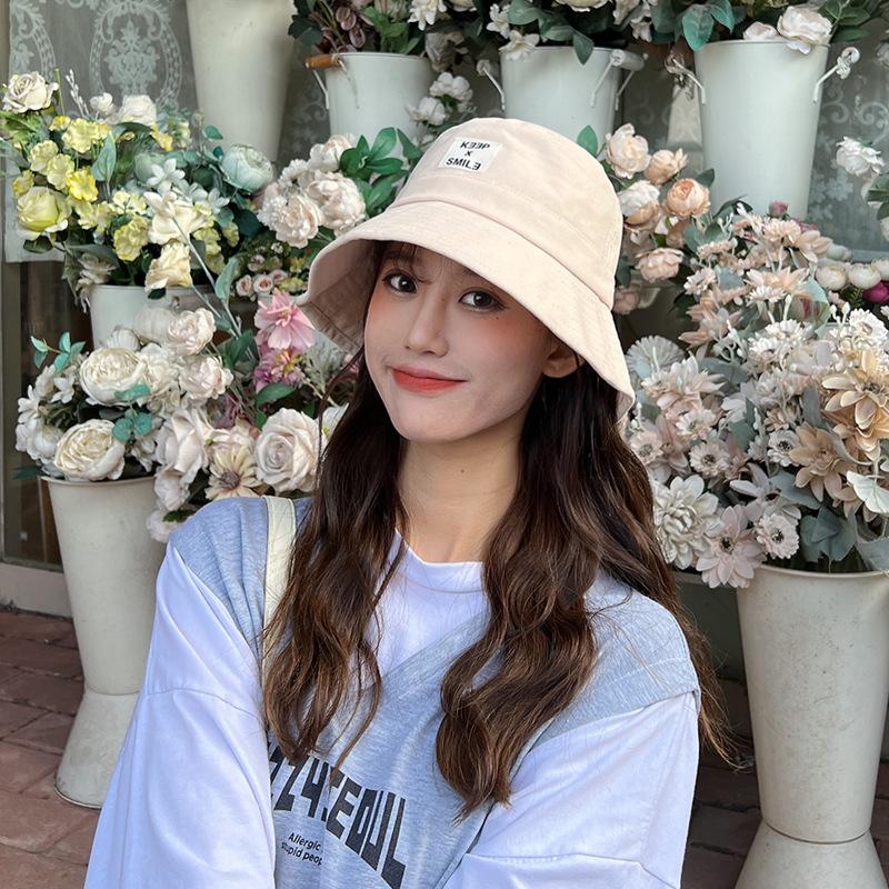 Versatile Women's Fashion Trend Simple Sunscreen Patch Personalized Sunscreen Hat Student Cute Sun Hat