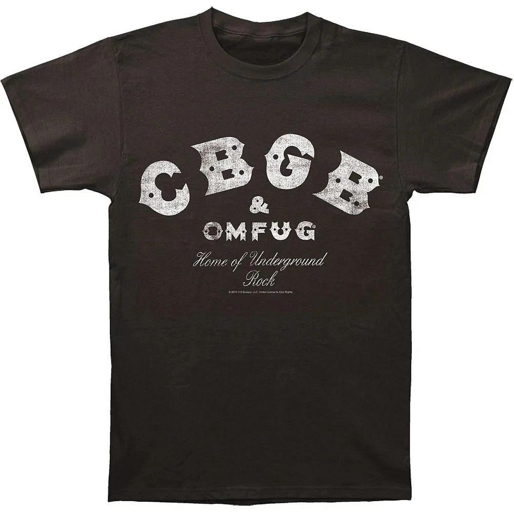 `CBGB  Distressed Logo  100% Cotton T-shirt Mens Tees Top - Free Shipping 4XL
