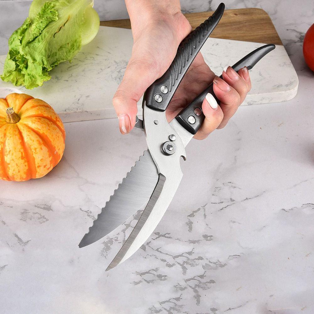 Heavy-duty Chicken Bone Scissor Stainless Steel Poultry Shear Barbecue Scissor Vegetable