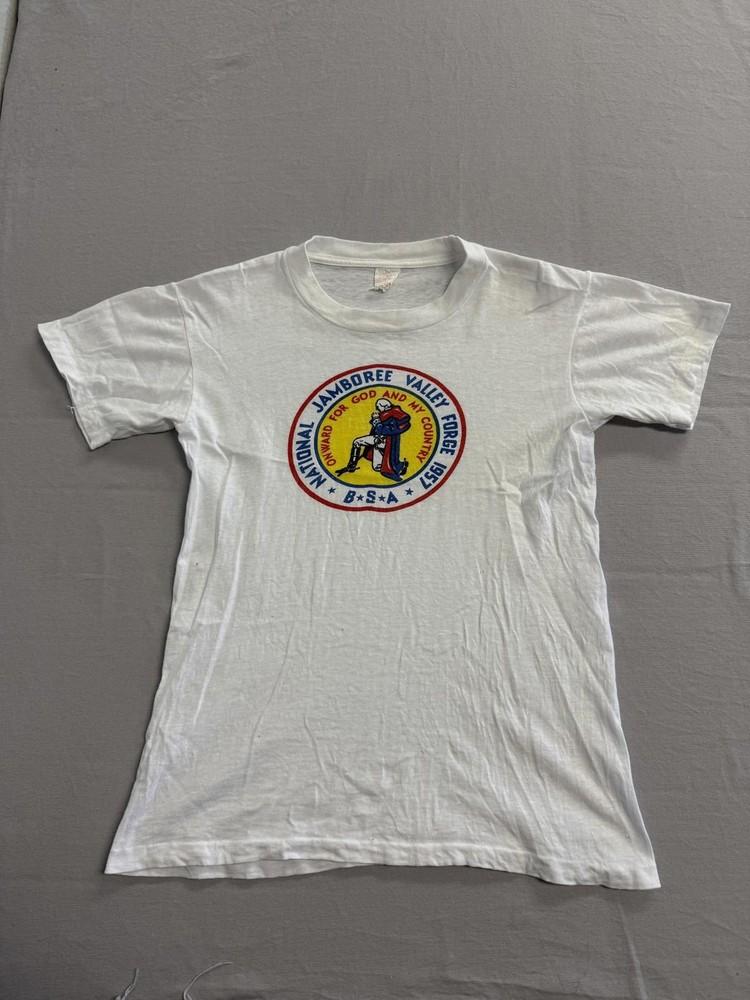 True Vintage 1957 T-shirt Boy Scout Jamboree Valley Forge L Unisex T-Shirt L