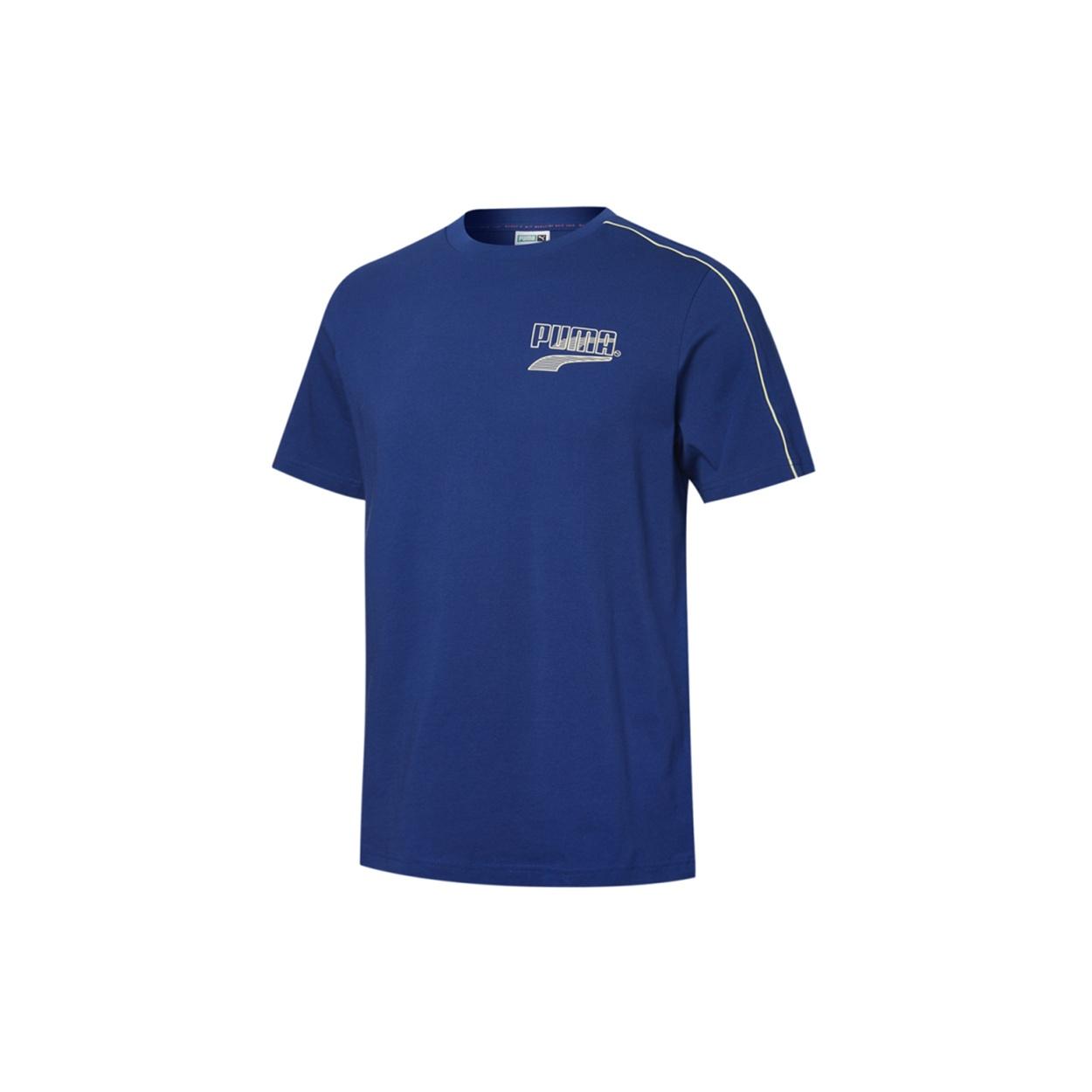 PUMA Decor8 Colour Block T-Shirt Blue Men s 532705-12 S
