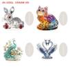 1PC Decor Figure Dragon Decor For Office Housewarming Gift Desktop Decor Ornament 2D Acrylic Desktop Ornament