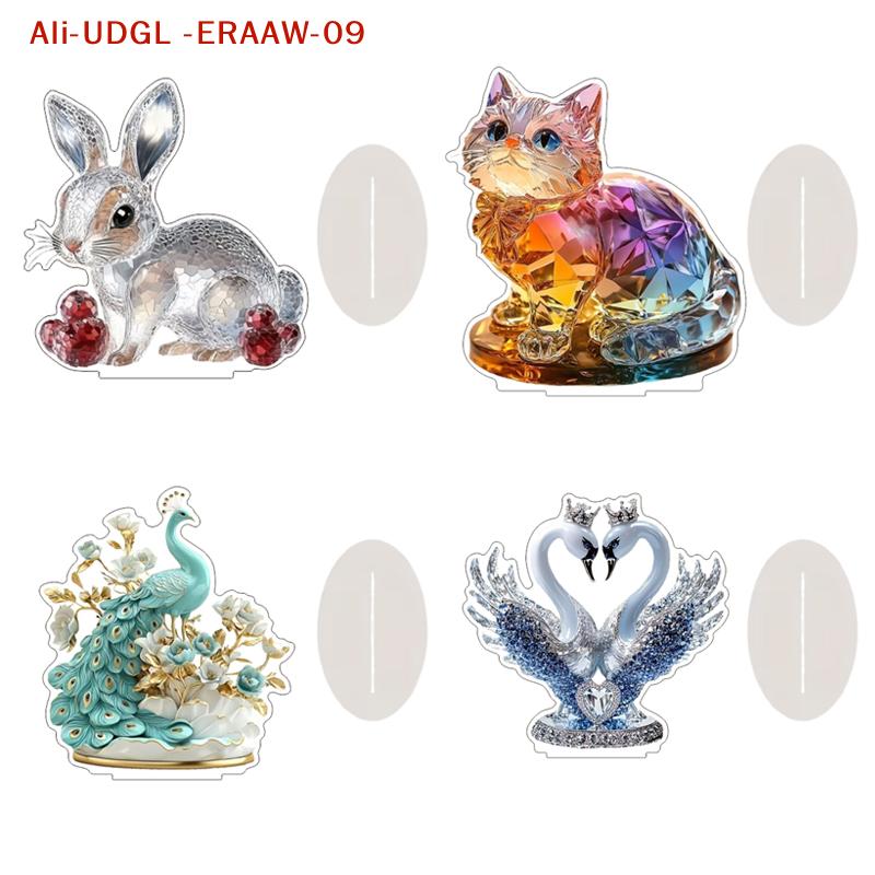 1PC Decor Figure Dragon Decor For Office Housewarming Gift Desktop Decor Ornament 2D Acrylic Desktop Ornament