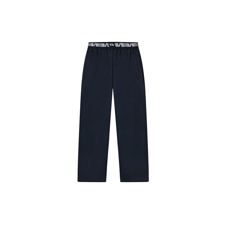 

FILA Loose Straight Woven Casual Trousers Women bottoms Blue F11W234801F-NV L