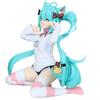 Hatsune Miku Desktop Cute Action Figure 11cm Neko T-Shirt Ver. Anime Figurine Kawaii Girl Model Toy Gift