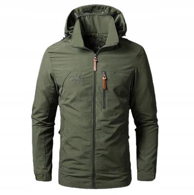Herren Regenjacke Softshell Khaki Wasserdicht Winddicht Größe XXL