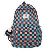 Chessboard Girls Pattern Boys Backpack Front Organizer Laptop Storage School Bag
