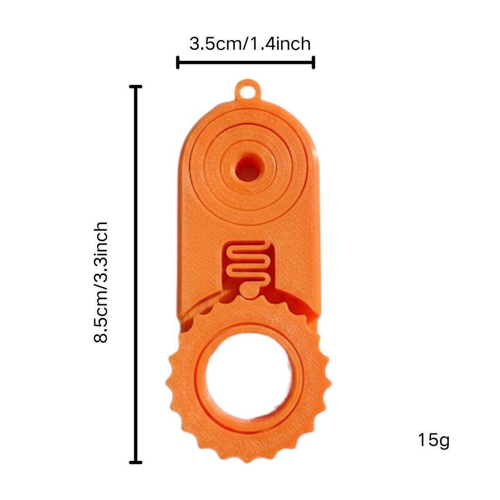 3D Printed Gear Decompression Fun Toy - 5-in-1 Desktop Decoration