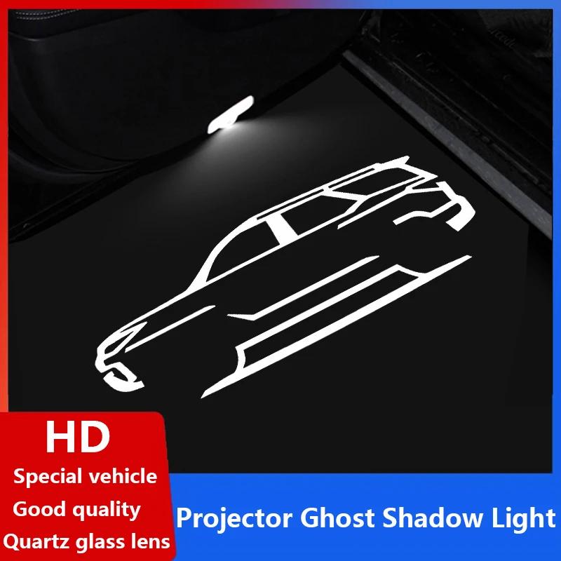1 Pair For TOYOTA FORTUNER SW4 (2017-2022) Car HD LED Door Warning Light Projector Ghost Shadow Laster Welcome Lamps Auto Parts