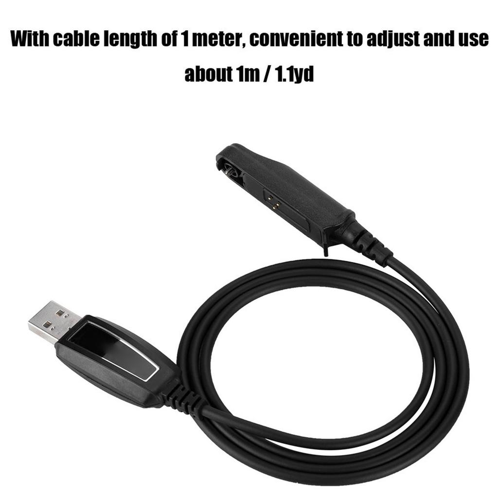 1M Program Walkie Talkie Programozó Kábel CD Illesztőprogrammal Baofeng BF-A58BF-UV9R Rádióhoz