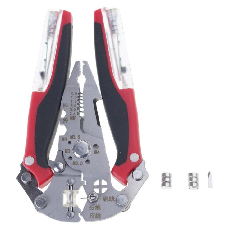 Foldable Wire Stripper Tool Multifunction Wire Strippers Electrical 16 in 1 Wire Cutter Wire Crimper Wire Stripping