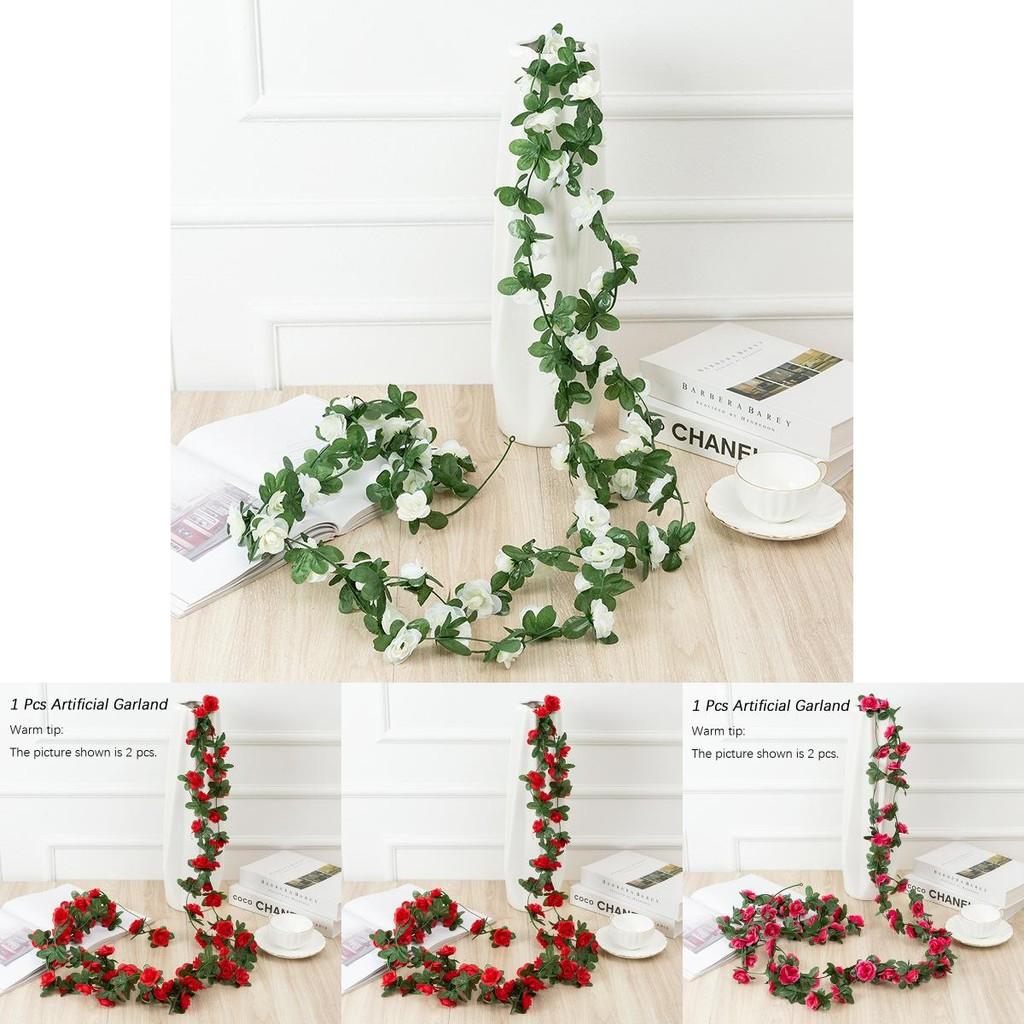Vibrant 2.5m Artificial Flowers Spring Small Peony Ivy Leaf Vine Perfect For Wedding Decorations