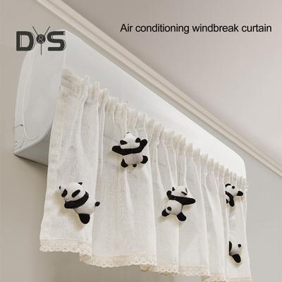 1Pc/1 Set Air Conditioner Wind Deflector Curtain Universal Air Conditioning Wind Diverter Deflector Anti-Direct Air Blowing Windshield Wind Guide