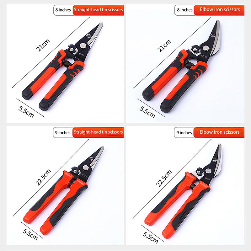 Aviation Scissor Snips Metal Sheet Snip Scissors Industrial Cutter Multipurpose Carpet Cutting Scissors