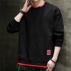Spring And Autumn Tide Brand Crew Neck Sweater Men'S New Long-Sleeved Student Top Bottoming Shirt Pullover Casual Loose Sweater Men