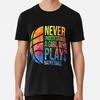 Hoops Girls Never Underestimate A Girl Who Plays Basketball S-5XL USA T-shirt