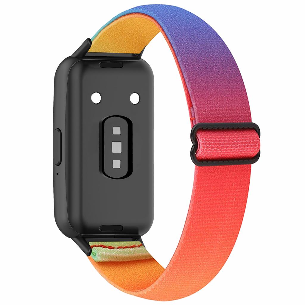 Para Samsung Galaxy Fit3 Pulseira de relógio Elástico Nylon Ajustável Smart Watch Band