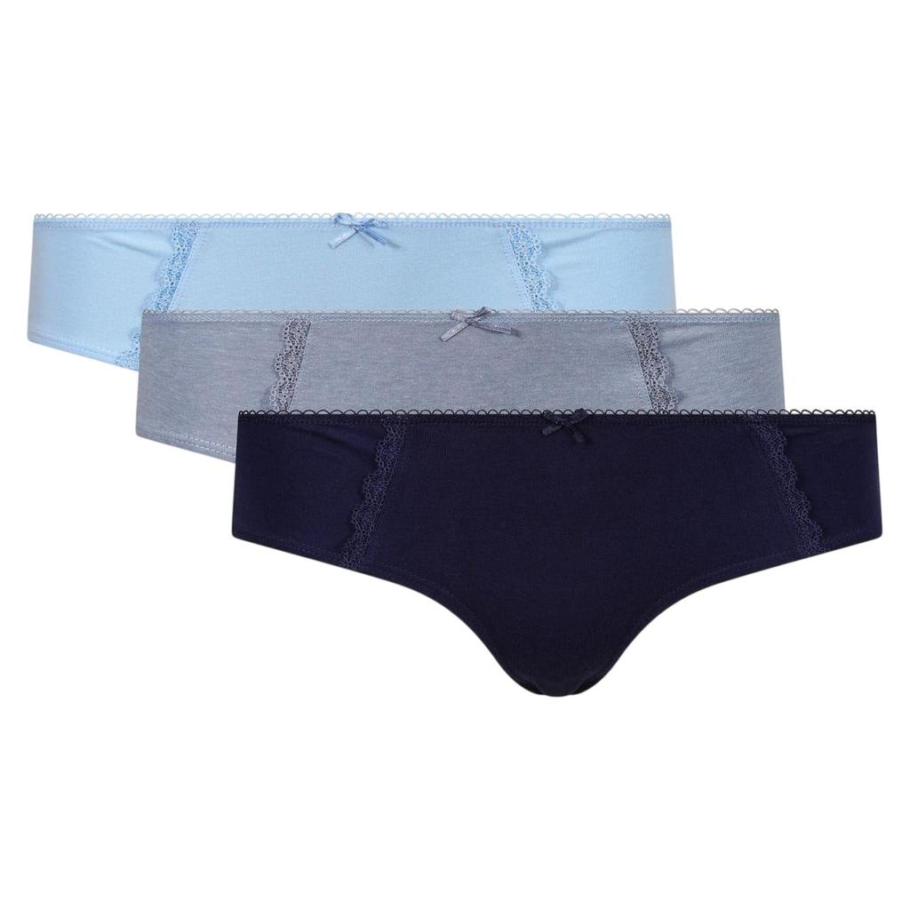 Lee Womens/Ladies Lace Detail Briefs (Pack of 3)