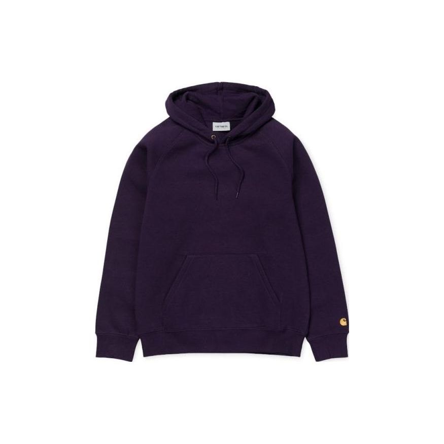 Carhartt WIP Pullover Hoodie With Embroidery Unisex Hoodies Purple I026384-889-90