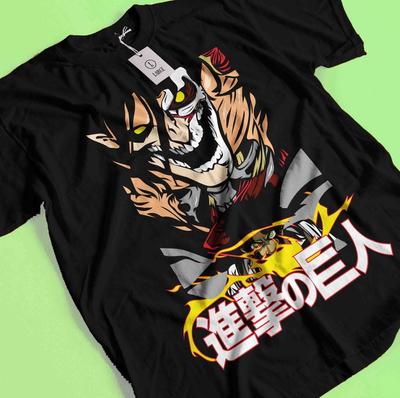 Koszulka Atak Tytanów Eren Mikasa T-shirt Levi Koszulka AOT Erwin Hange Armin T-shirt