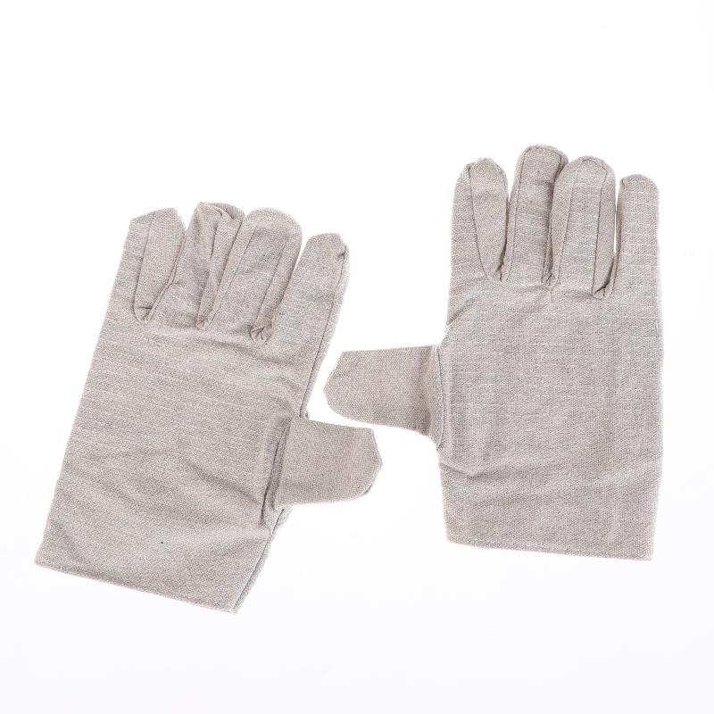 5/10/15Pair Welding Canvas Gloves Wear-Resistant And Thickened Welding Gloves Protective Labor Protection Gloves