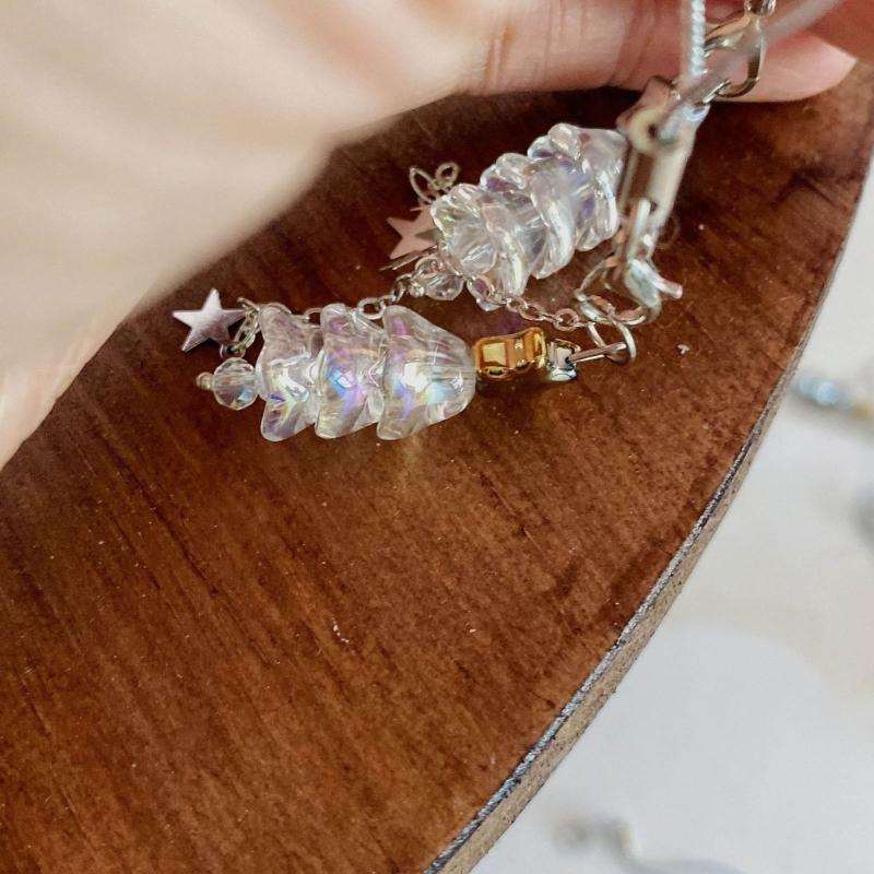 Christmas Tree Phone Charm Trendy Phone Pendant Creative Bag Decoration Bag Pendant Perfect Gift for Fashion Individuals