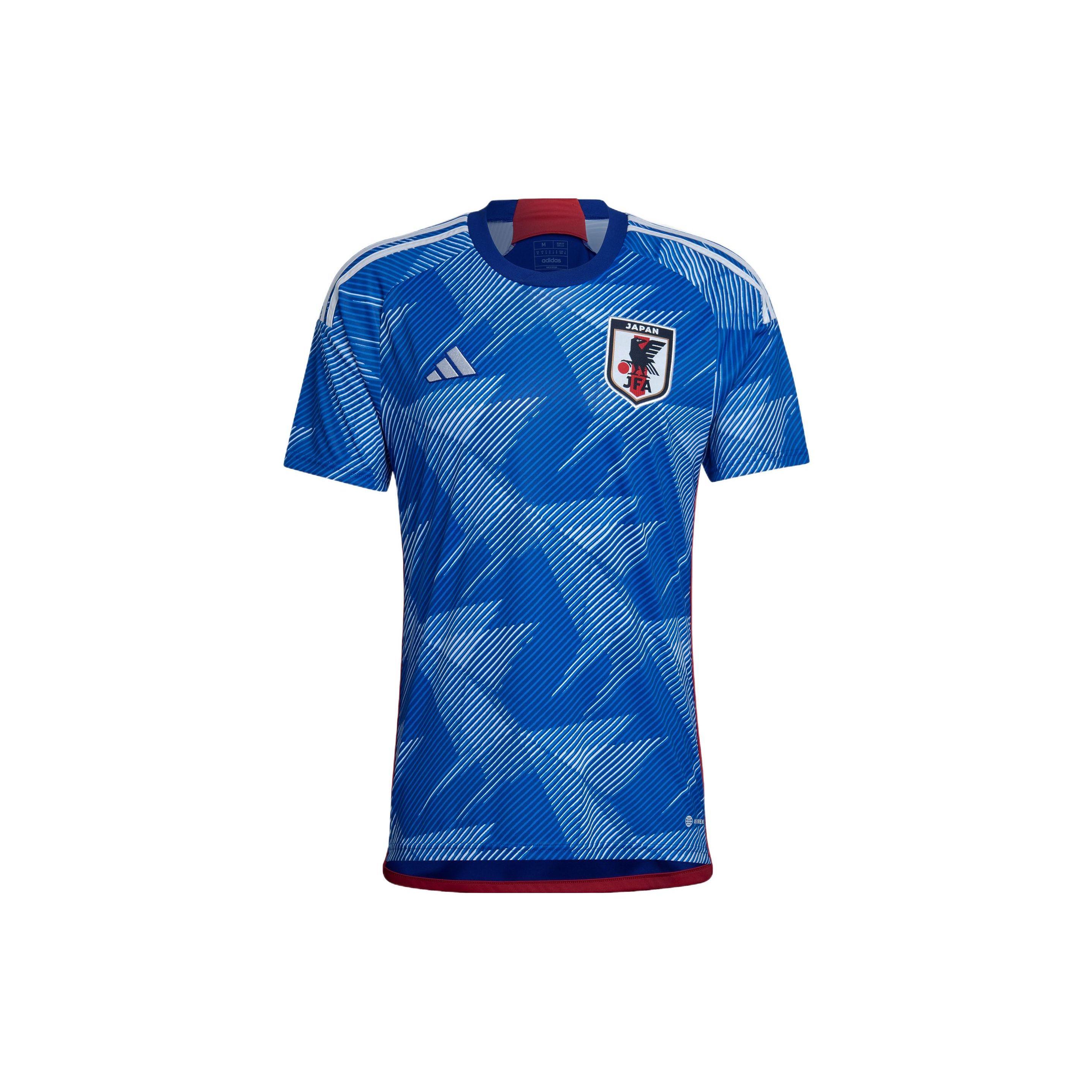adidas Men s Japan 2022 World Cup Home Soccer Jersey Blue HF1845 S