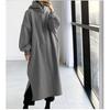 Fleece Lined Long Hoodies Women Autumn Winter Fashion Casual Solid Loose Long Sleeve Hood Pullover Tops Y2K Female Sweatshirts