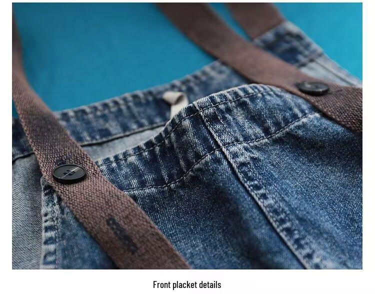 Korean Style Plus Size Women's Loose Denim Overalls - Slimming Harem Casual Jeans