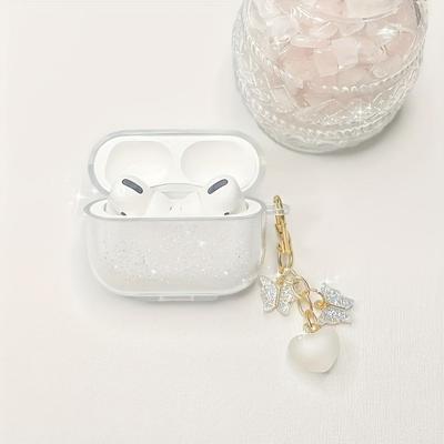 Transparent Glitter Earphone Case TPU Protective Case for Airpods 1/2/3/4/pro/pro2