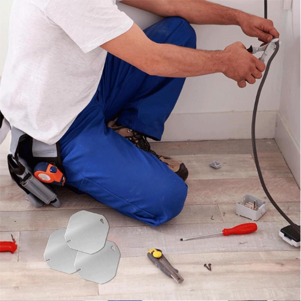 4 Pieces Junction Box Cover Moisture-Resistant for Electricians, DIY Hobbyists