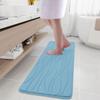 Olanly Memory Foam Mats For Bathroom Highly Absorbent Non-slip Bath Rugs Super Soft Comfort Carpet  Machine Washable Shower Mats