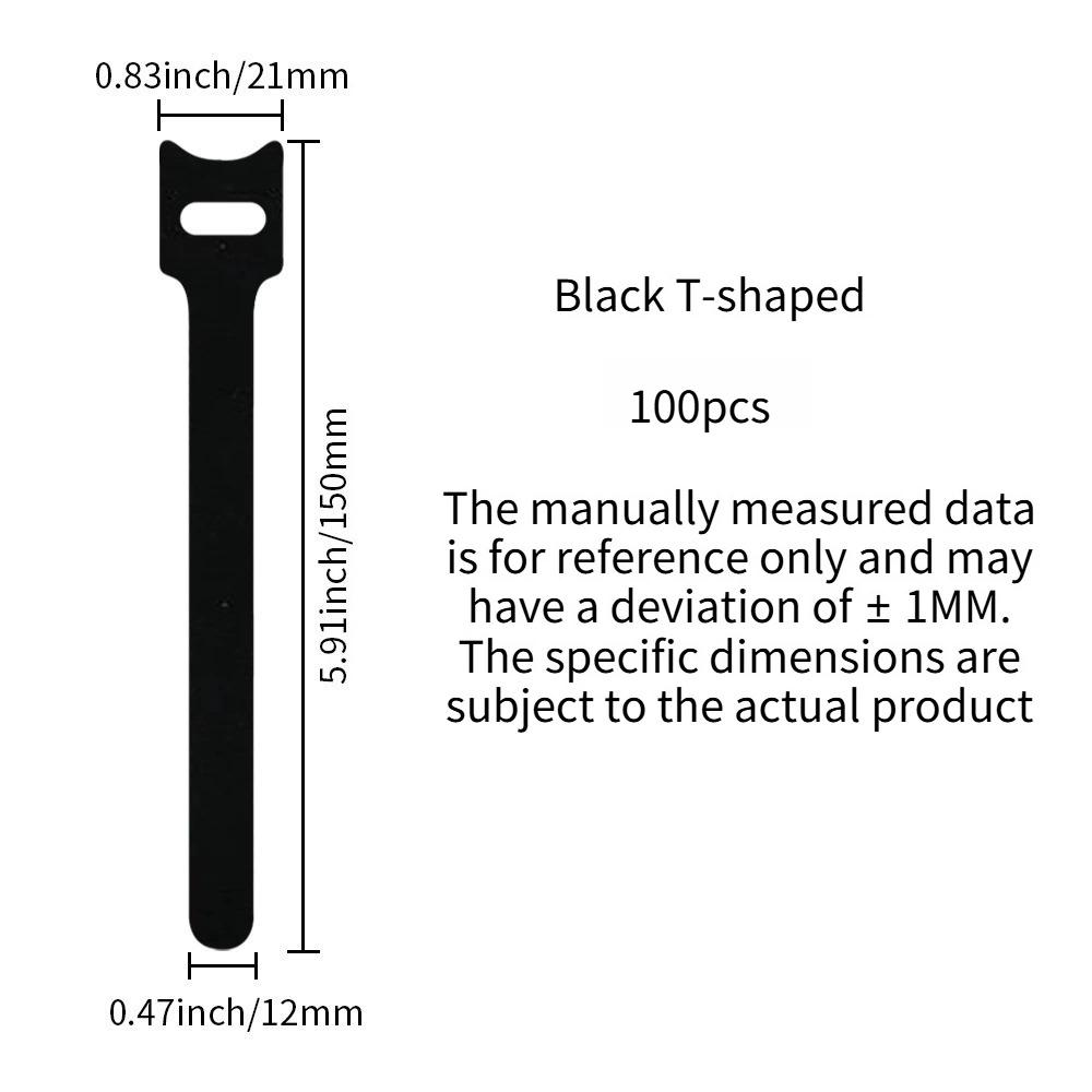 50/100pcs Reusable Adjustable Non-Slip Nylon Plant Ties with Hook and Loop Fasteners, Ideal for Gardening Applications