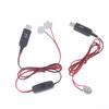 Usb To 3V Cr2032 Fake Battery Charger Cord With Switches Power Supply Cable For Watch Microphone Toy Remote