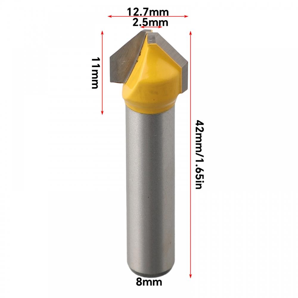 Acrylic Router Bit Chamfer Engraving High Strength PVC