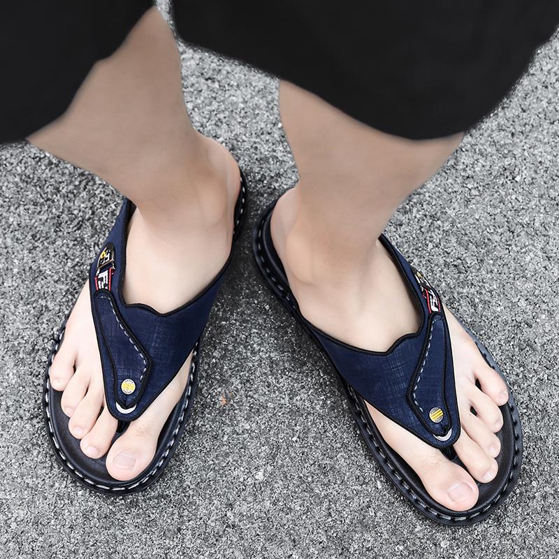 Módní trend Muži Boty Jednoduché žabky Lehké Přímořské pantofle Ležérní Muži Obuv Plážové sandály Pantofle Léto Volný čas Žabky s otevřenou špičkou