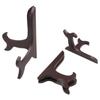 Picture Decorating Base High End Plate Holder Wooden Bracket Picture Frame Holder Display Stand