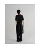 8SECONDS Ribbed Henley Neck Short Sleeve Knit Black