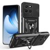 Slide Camera Cover for Honor X8C X7C X9C X6B X7B X8B X9B X6A X7A X8A X9A X6 X7 X8 Case Armor Ring Stand Holder Cover Capa Funda