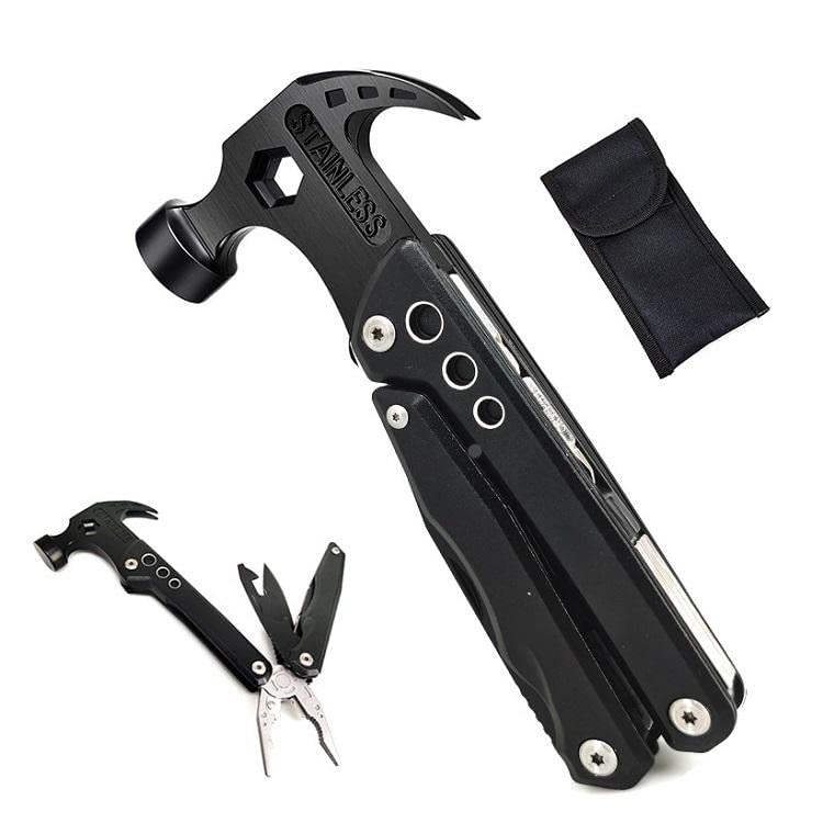 MIFO Multi-function Multi-Tool Car Emergency Escape Hammer, Pliers, Screwdriver, Wire Cutter, Etc. Foldable, Portable, Compact Size, All-Purpose