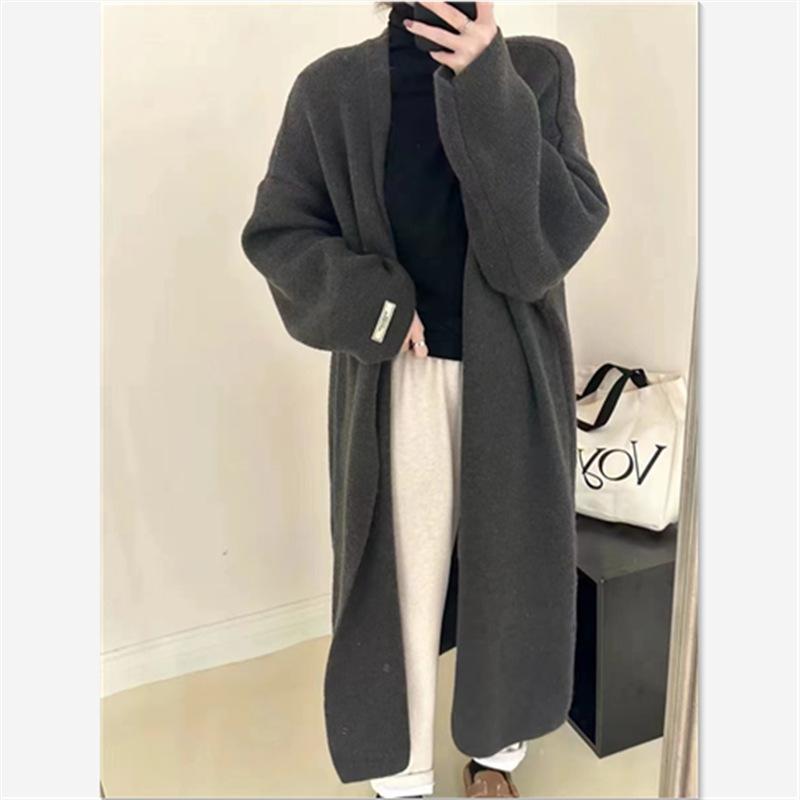 YYFS Moda damska Casual Jesień Zima Jednolity kolor Nadruk Długie rękawy Swetry