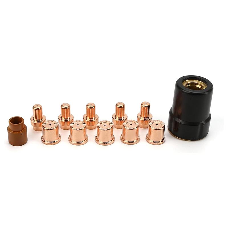 A96I-12Pcs Plasma Electrode Cutter Tips Kit Cutting Consumable Compatible For Versa-Cut 40 Cutter Torch