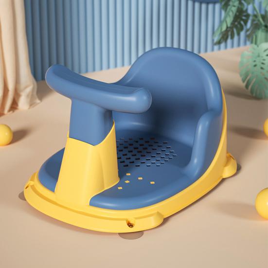 Baby Bath Chair Ergonomic Design Anti-Slip Sitting Baby Bathroom Chair Seat Promotes Independent