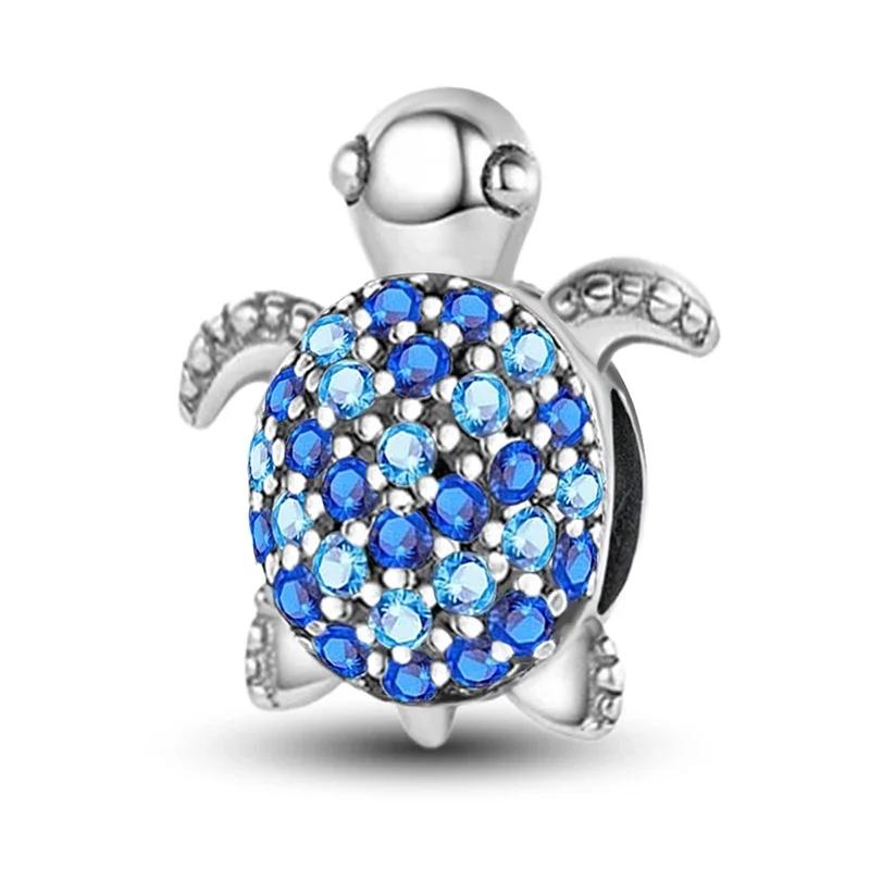 Copper Owl Cross Sun Moon Stars Blue Charms Bead Diy Bracelet Making Gift Of High Quality Fine Jewelry For Women