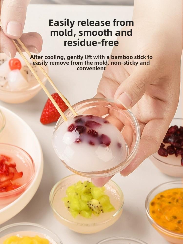 High Temperature Resistant Glass Bowl for Commercial Use Hoof Cake Mold Perfect for Street Vendors And Baking DIY