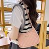 Lychee Print Underarm Bag Soft Fabric Women's Bag High-grade Sense Shoulder Bag